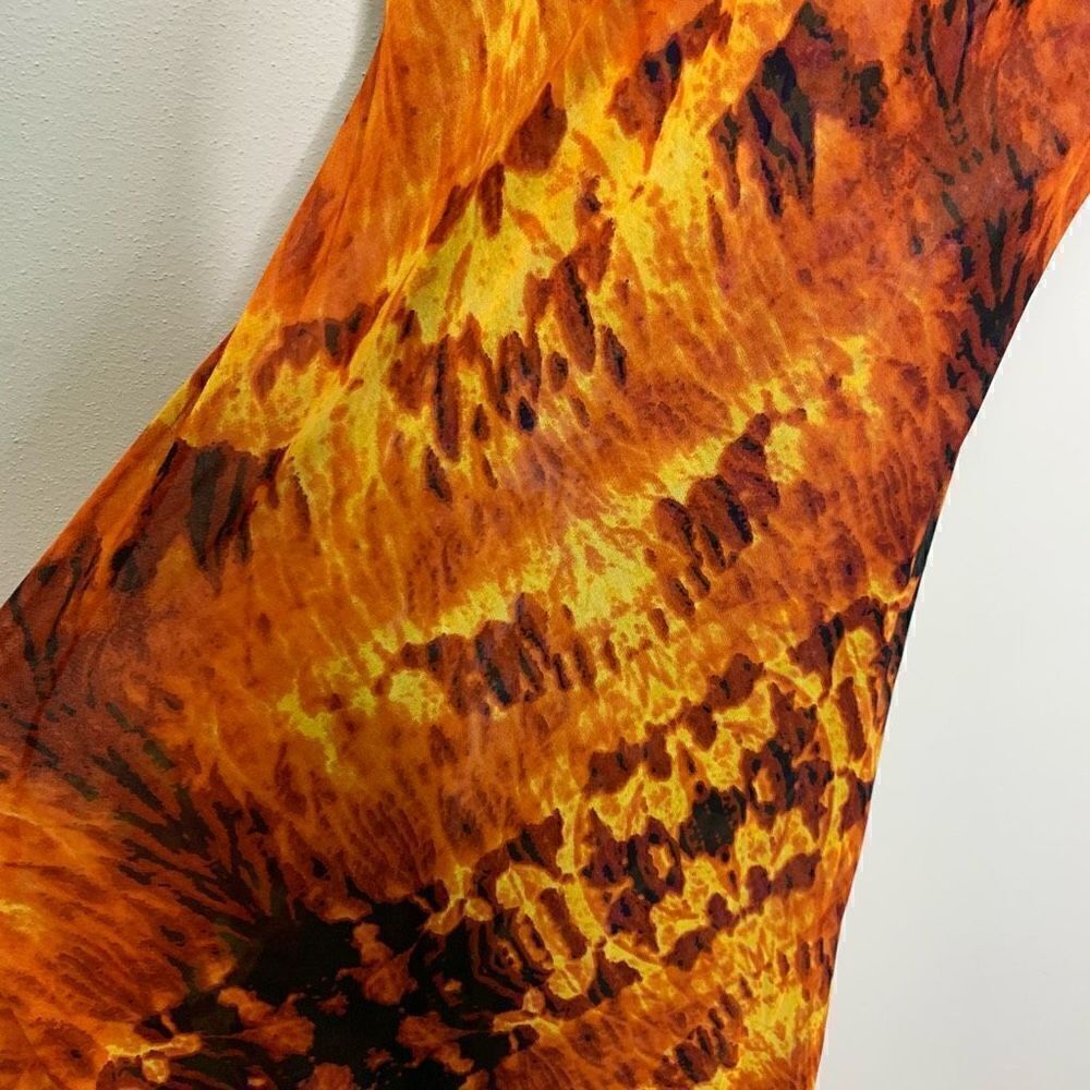 Size 8 Midnight Velvet Animal Botanical Kenzie Reversible Floral Dress (c1) - Picture 15 of 16